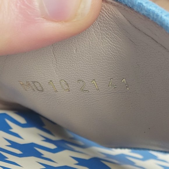 DIOR DWAY D WAY Micro Pop Embroidered Cotton Flat Slide Sandals Shoes - Picture 4 of 9